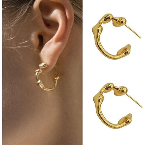 Snake earrings female summer new hoops European and American earrings retro earrings niche