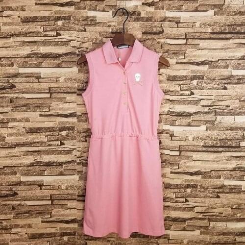 Ladies Golf Dress Fashion Dress Slim Waist Women’s Casual Sports Polo-Shirt