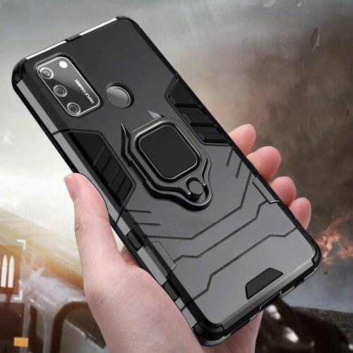 For Huawei Y9 Y7 Y6 Pro 2019 Case Hard With Stand Ring Armor shockproof Cover For Huawei Y9 Prime / Y6 Prime 2019 Phone Case