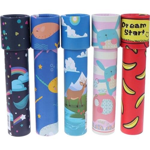 Classic Toys Kaleidoscope Rotating Magic Colorful World Toy For Children Autism Kids Puzzle Toy Gift Color Random