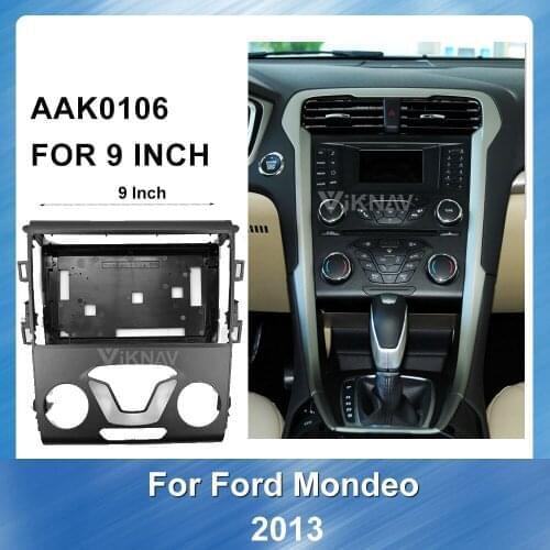 10 Inch FOR FORD Mondeo 2013 Left Wheel Radio Fascia for DVD frame Dash Mount Kit Adapter Trim Facial Panel Frame Dashboard 2