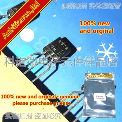 10pcs 100% new and orginal 2SA673 A673 TO-92 Silicon PNP Epitaxial in stock