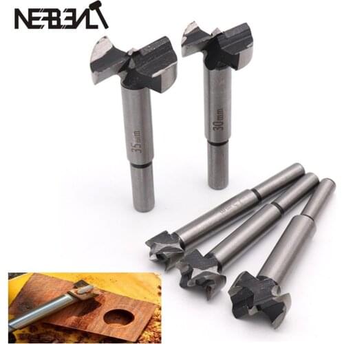 5pcs Woodworking Hole Opener Drilling Pilot 15/20/25/30/35MM Hinge Boring Woodworking Hole Saw Cutter Drill Bit Wood Drilling