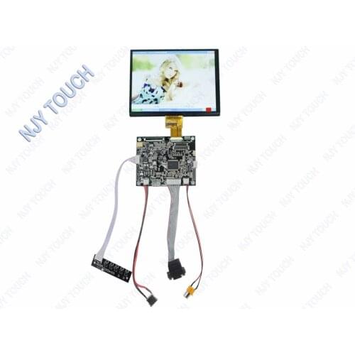 8inch HJ080IA-01B HJ080IA-01E 1024 x 768 IPS LCD Panel Plus VGA AV LCD Controller Board kit