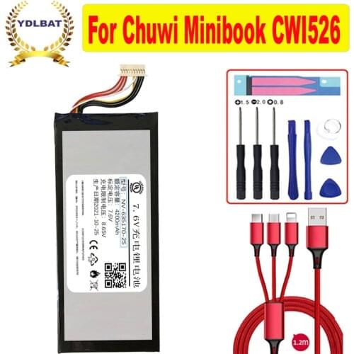 7.6V 3900mAh NV-635170-2S Battery for Chuwi Minibook CWI526 Tablet PC New LiPo Rechargeable Accumulator Replacement