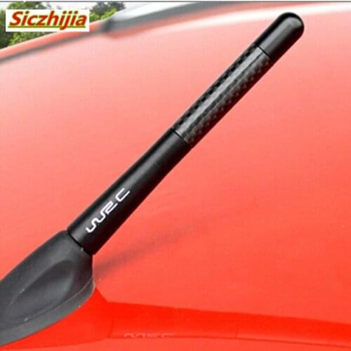 12 cm car carbon fiber short radio antenna for Acura RLX CL EL CSX ILX MDX NSX RDX RL SLX TL TSX Vigor ZDX