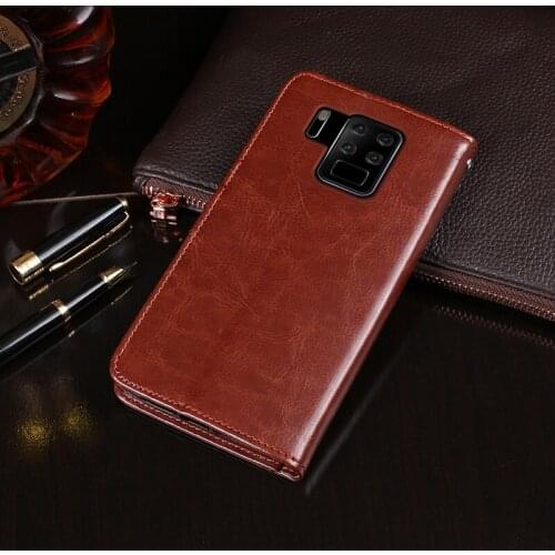 For Oukitel C18 Pro Case 6.55" Business Stand Flip Wallet Leather Fundas Case for Oukitel C18Pro Cover Phone Bags Accessories