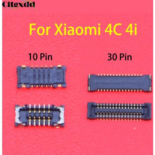 Cltgxdd 1PCS 10 Pin 30pin FPC FFC Connector Port Plug For LCD Display / Touch On Mainboard For Xiaomi Mi 4C / Mi 4i replacement
