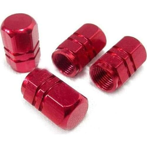 4Pcs Aluminum Tire Wheel Rims Stem Air Valve Caps Tyre Cover Car Truck Bike Auto Car Accessories