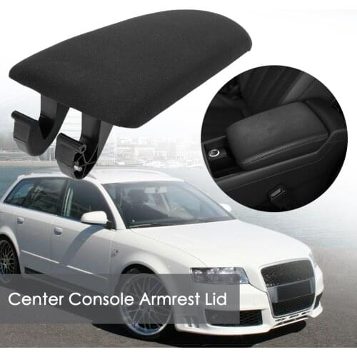Car Armrests Cover Black Center Console Armrest Lid Cover 8E0864245E For Audi A4 B6 B7 4-Door 2002-2007 Auto Replacement Parts
