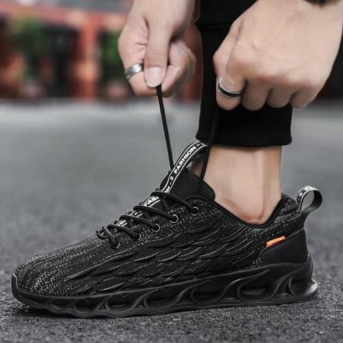 Lightweight Non Slip Sport Shoes Men Original Sneakers Mens Sports Shoes Running Black Sneackers Jogging Working Deporte E-996
