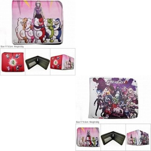 LISM Dangan Ronpa A253217 Fashion Anime Wallet Bags Wallets Coins Casual Purses Card Unisex Gifts Birthday