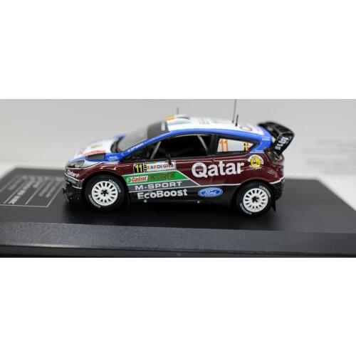 Diecast Club 1:43 Scale Model Car Ford Fiesta RS WRC 2013 Rally racing Diecast car for collection gift