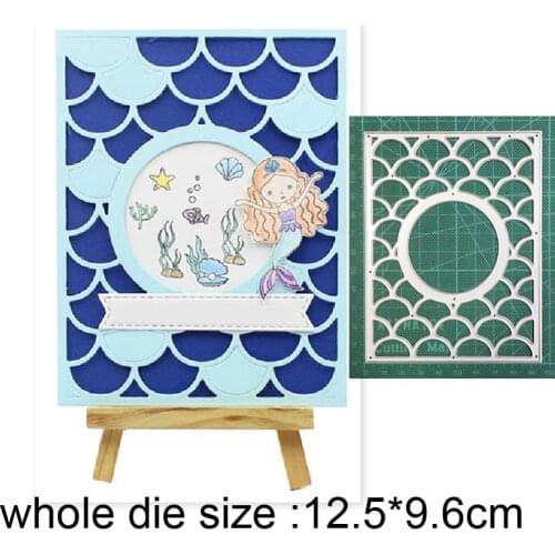 Metal cutting dies cut die mold Shell Background Frame Decoration Scrapbook paper craft knife mould blade punch stencils dies