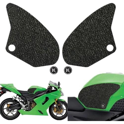 Motorcycle 3D Fuel Tank Grip Motorcycle Sticker Fuel Tank Side Protection Decal For KAWASAKI NINJA ZX-6RR zx6rr 600 ZX-6R 636