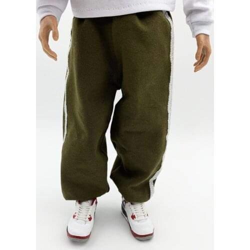 1/6 Soldier Model Clothing Mens Loose Straight Sports fashion Pants