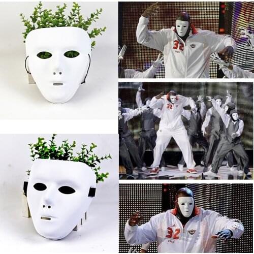 New Pure White Matte Popular Masquerade Performance Adult Masks Womens Men Unisex Halloween Cospaly Carnival Makeup Party Mask