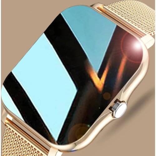 2021 New Women Smart Watch Woman Fashion Watch Heart Rate Sleep Monitoring For Android IOS Waterproof Ladies Smart Call watch