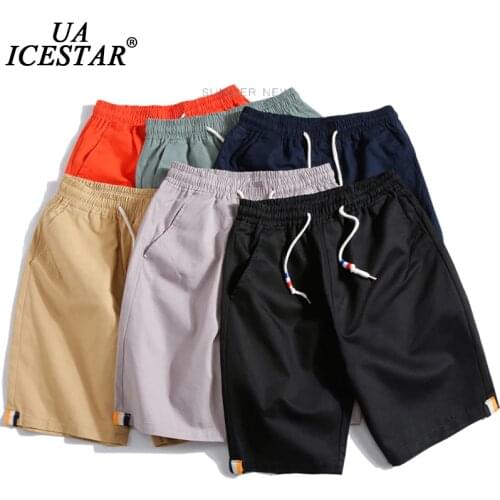 Men Cotton Shorts 2021 Summer Brand Fashion High Quality Jogger Comfortable Breathable Sweatpants Training Outdoor Shorts Men
