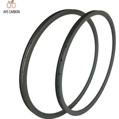 Brand new asymmetric rim profile 29 inch mtb rims carbon hookless tubeless ready