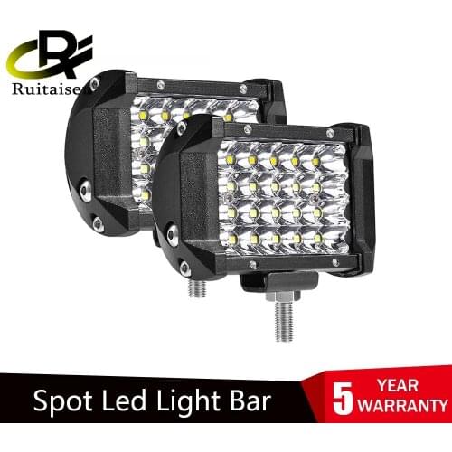 Ruitaisen -Led Bar 4 inch 72W Led Light Bar 4 Rows Work Light Bar For Driving Offroad Boat Car Tractor Truck 4x4 Suv 12V 24V