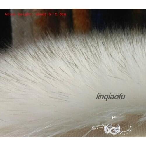 Thickened faux fox plush fabric Clothing shawl faux fur plush fabric