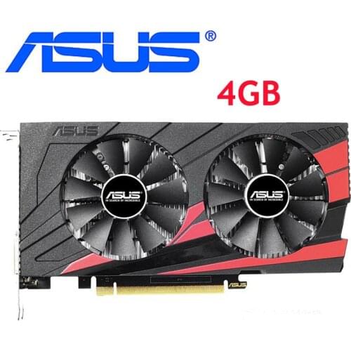 ASUS Video Card Original GTX 1050 Ti 4GB 128Bit GDDR5 Graphics Cards for nVIDIA VGA Cards Geforce GTX 1050ti Hdmi Dvi game Used