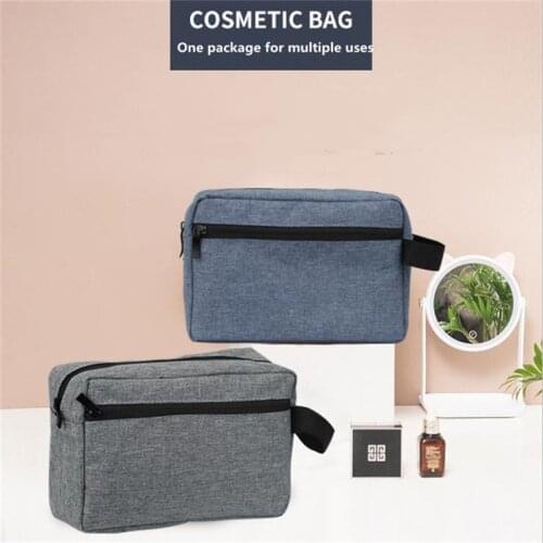 Men Women Waterproof Portable Cosmetic Bag Female Toiletries Organizer Storage Make Up Cases Oxford Hanging Bathroom Wash Pouch