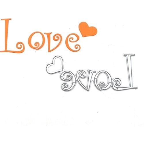 Julyarts Love Letter Scrapbooking Cutting Dies New Decoration Scrapbook Album Paper Card Craft Embossing die cuts