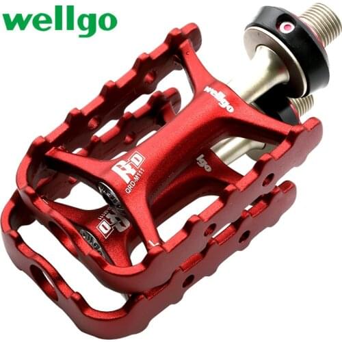 Wellgo m111 qrd-m111 quick release pedal mountain bike ultra-light bearing pedal Road bicycle pedal