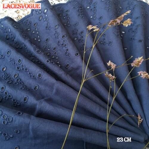 10meters 23cm Cotton embroidery Lace trim Patchwork Needlework sewing accessories Clothes edge decoration Garment material 799