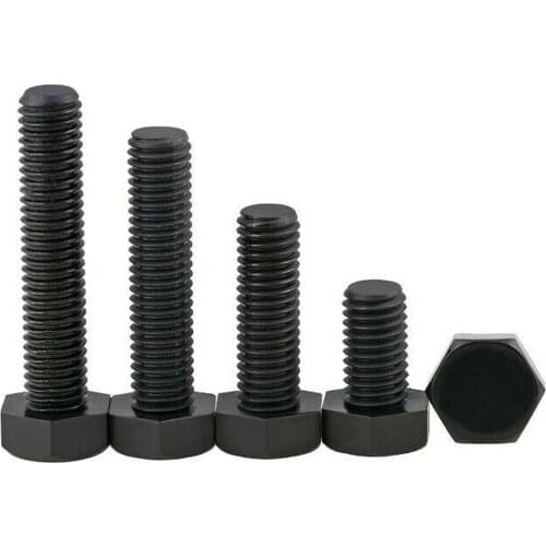 20PCS M3M4M5M6 black nylon outer Hexagon Bolts Plastic outer Hexagon Screws