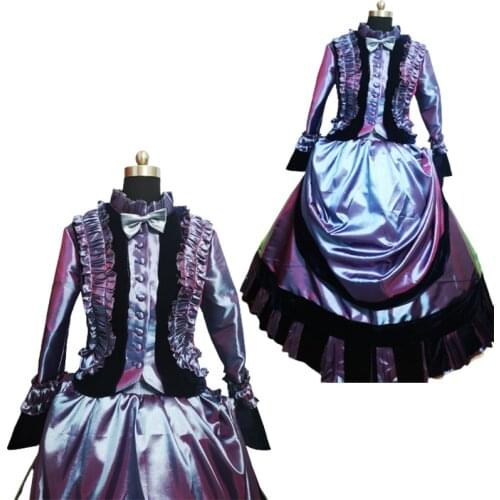 2021 New elegant Halloween Cosplay dress Colonial Georgian Renaissance Gothic Historical dress D-738