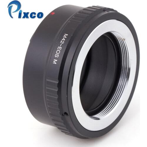 Pixco For M42-EOSM Lens Adapter Suit For M42 Mount Lens to Suit for Canon EOS M Camera