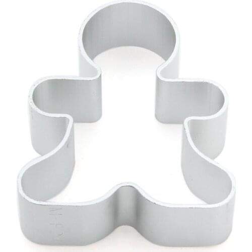 Free Shipping Gingerbread Man Cookie Cutters Cooking Tool Fondant Paste Mold Cake Decorating Clay Resin Sugar Candy Cake Sculpey