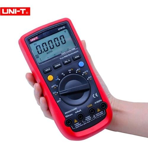 UNI-T UT61A UT61B UT61C UT61D UT61E Digital Multimeter true rms AC DC Meter Software CD & Data Hold Multitester+Gift