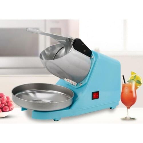 Ice crusher Commercial milk tea shop 220V 300W Ice planer Household Electric ice making machine Ice Breaker Ice making machine