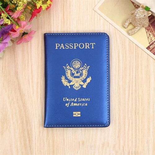 Hot USA Travel Passport Cover Protector Case Business Protective Passport Holder Wallet Document Orgainzer Case for American