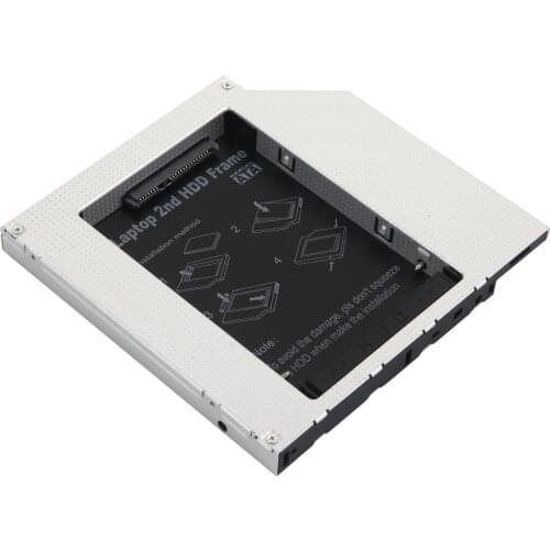 IDE to SATA 2nd HDD SSD Hard Drive Optical Caddy Frame Adapter for HP zd8302ea GWA-4082N