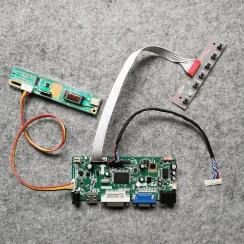 DIY kit display drive board card VGA DVI M.NT68676 1280*800 20 Pin LVDS 1CCFL For LTD133EWMZ/LTD133KX2S/LTD121EXVV screen