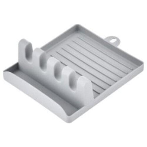 Kitchen Cooking Resistant Spoon Heat Utensil Silicone Holder Tools Spatula Rest