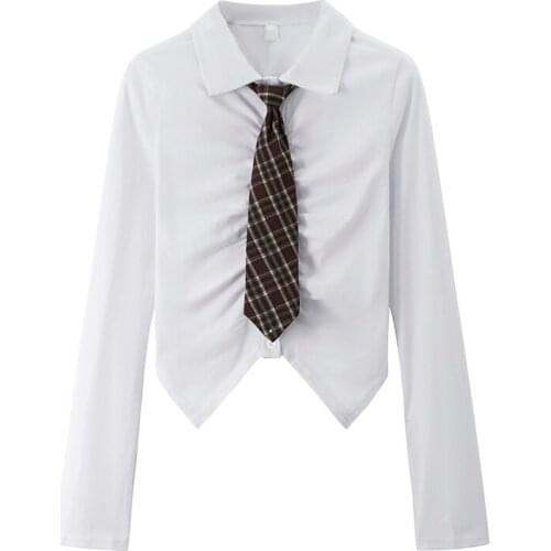 LJHXYPLYT Blouses With Tie