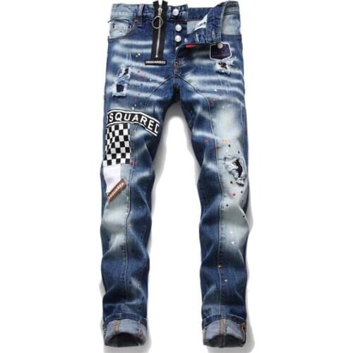 Men Jeans Pencil Pants Motorcycle Party Casual Trousers Street Clothing 2020 Denim Man Clothin