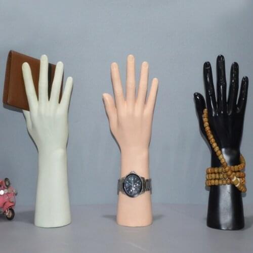 Male Men Mannequin Hand Display Jewelry Bracelet Ring Glove Stand Holder Show P9YF