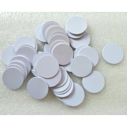 NFC Smart pvc coin tag 25mm Dia Compatible with Samsung Cell Phone (pack of 10)
