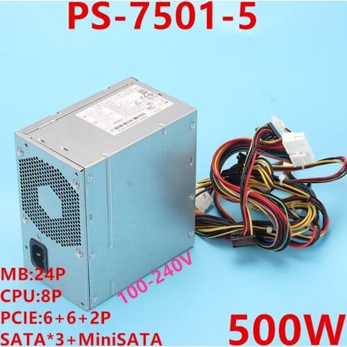 New PSU For Liteon 1080TI 500W Power Supply PS-7501-5