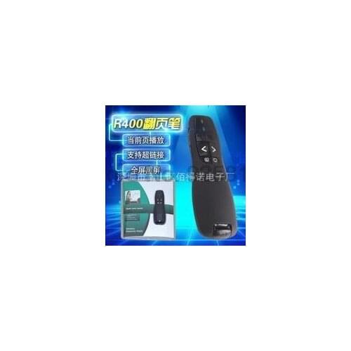 By dhl or ems 50pcs R400 presenter pen USB 2.4G Wireless RF Remote control IR PPT Presenter Laser Pointer