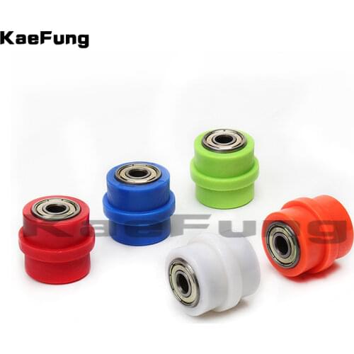 Motorcycle Pit Dirt Bike Atv 8mm 10mm Chain Roller Slider Pulley Wheel GuideHigh Quality
