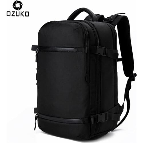 OZUKO Multifunctional Men Backpack travel pack Bag Male Luggage Backpack USB Large Capacity Waterproof laptop backpack Women NEW