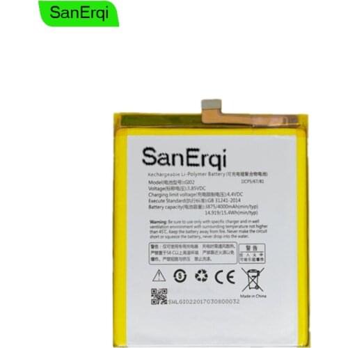 SanErqi 4000mAh GI02 battery For gigaset Giga ME pro GS57-6 Battery GI02 mobile phone Battery
